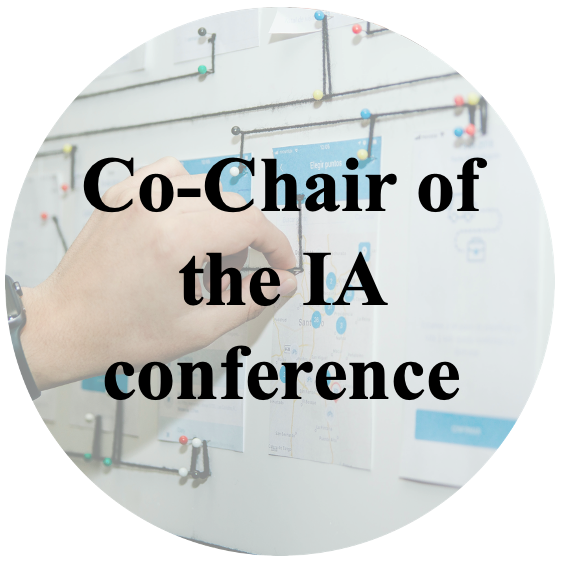 Co-Chair for the IA conference